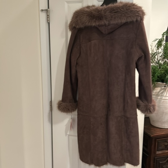Avec Les Filles Faux shearling coat - Picture 8 of 8
